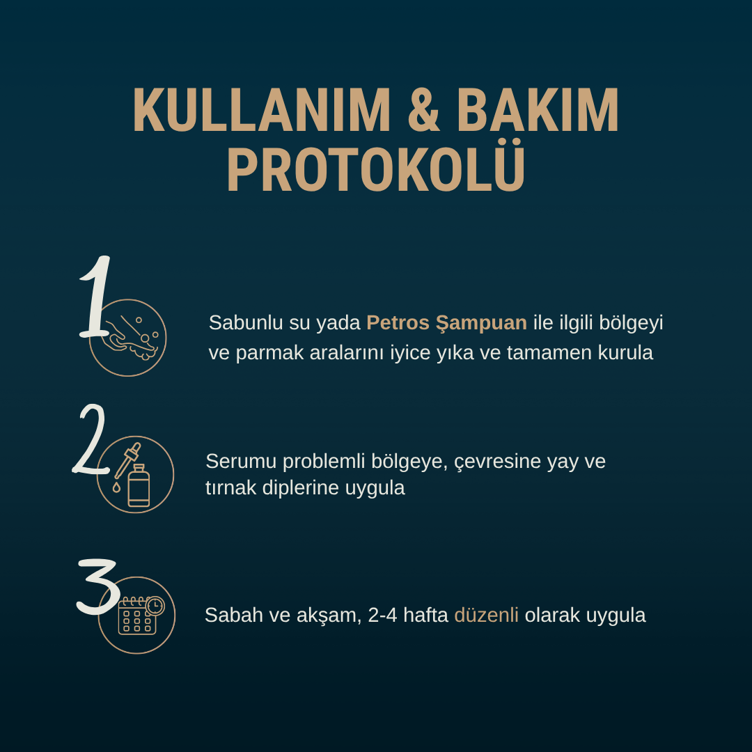 Petros Yoğun Tırnak Bakım Serumu | Uzun Süreli kullanım İçin